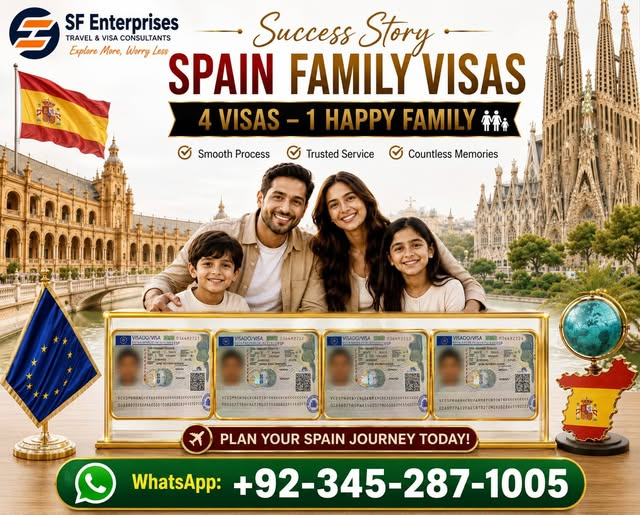 Spain — 4 visas, one happy family